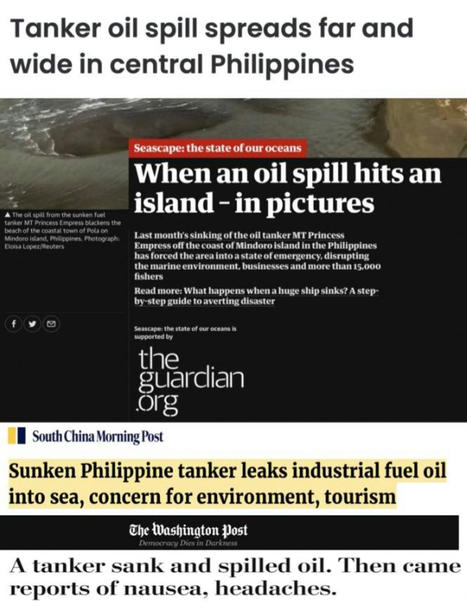 Govt helpless, leaderless in Mindoro oil spill / le 13.03.2023 | Pollution accidentelle des eaux (+ d&eacute;chets plastiques) | Scoop.it
