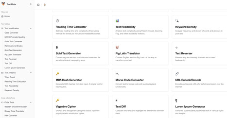 Free Online Text Conversion & Manipulation Tools | Text Tools | information analyst | Scoop.it
