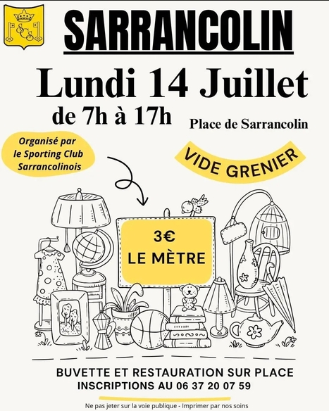 Vide Grenier à Sarrancolin le 14 juillet | Vallées d'Aure & Louron - Pyrénées | Scoop.it