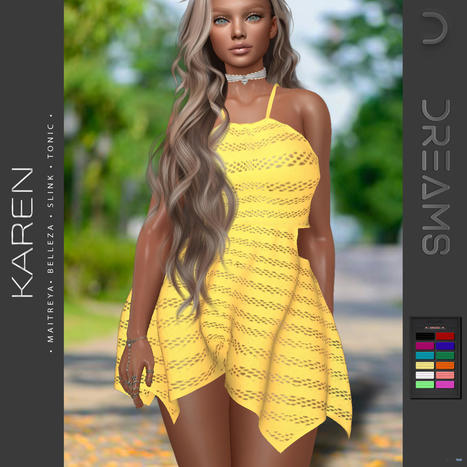 Karen Dress Fatpack Teleport Hub Group Gift by DREAMS | Teleport Hub - Second Life Freebies | Second Life Freebies | Scoop.it