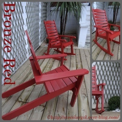 [Coup de ♥] Relooking d'un fauteuil à bascule de jardin par StefetsaBelette sur le #CDB | Best of coin des bricoleurs | Scoop.it