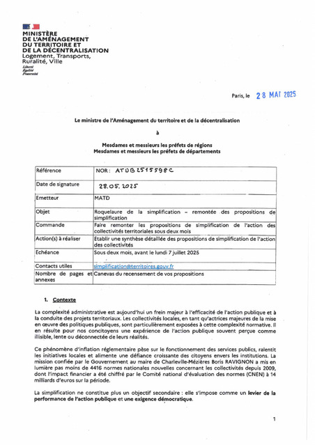Roquelaure de la simplification : remontée des propositions de simplification | Veille juridique du CDG13 | Scoop.it