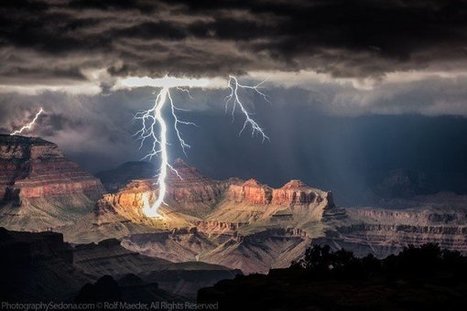 Powerful Lightning Storms Over Grand Canyon - iD Lights | 1001 Light ideas ! | Scoop.it