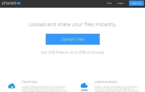 Shared: 5 GB de espacio gratis para almacenar tus archivos en la nube | TIC & Educación | Scoop.it
