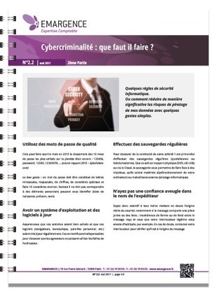 Quelques règles de sécurité informatique Groupe EMARGENCE | Sécurité informatique | Scoop.it