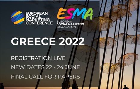 European Social Marketing Conference in Greece 22-24 June Salonicco | Italian Social Marketing Association -   Newsletter 215 | Scoop.it