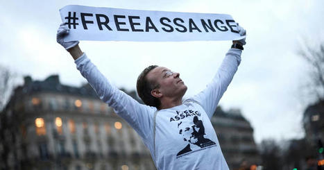 Des centaines de manifestants en France en soutien à Julian Assange | DocPresseESJ | Scoop.it