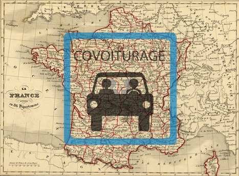 Carte des aires de COVOITURAGE en France | actions de concertation citoyenne | Scoop.it