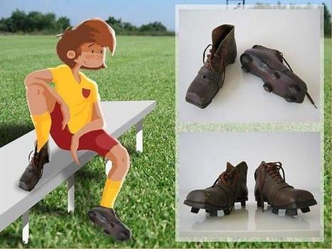 Tom et la chaussure à crampons moulés de Brûlon. | Métiers, emplois et formations dans la filière cuir | Scoop.it