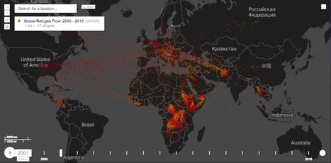 Mesmerising maps show the global flow of refugees over the last 15 years | Curtin Global Challenges Teaching Resources | Scoop.it
