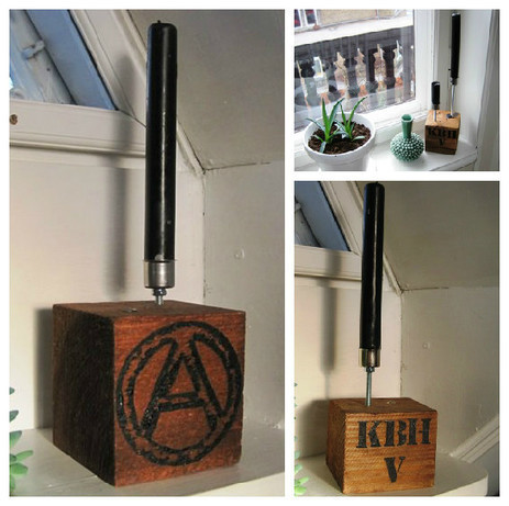 Wooden Candlesticks Made Of Pallet Blocks | 1001 Pallets ideas ! | Scoop.it