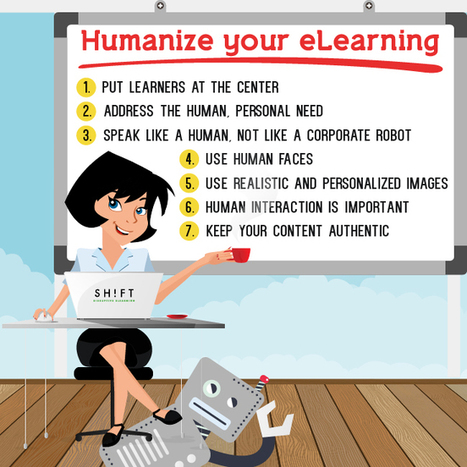 How to Humanize eLearning | Infographic | 21st Century Learning and Teaching | Scoop.it
