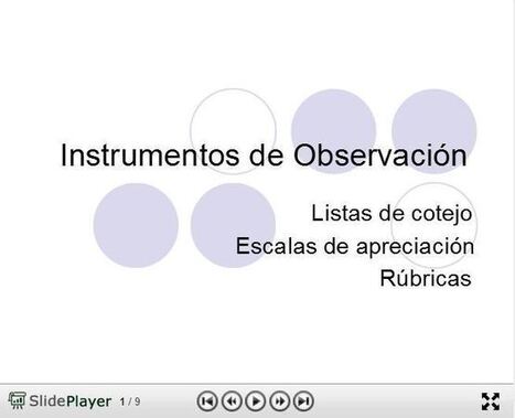 Evaluación por Observación - 3 Instrumentos para el Aula | TIC & Educación | Scoop.it