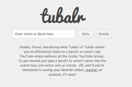 Tubalr -allows you to effortlessly listen to  YouTube videos without all the clutter YouTube brings. | Digital Delights for Learners | Scoop.it