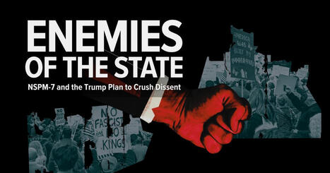 Releases 'Enemies of the State,' Exposing the Trump Administration Blueprint to Chill and Criminalize Dissent | Press Release | FreePress.net | Surfing the Broadband Bit Stream | Scoop.it