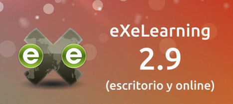Artículo: Lanzamiento de eXeLearning 2.9: escritorio y online  | TIC & Educación | Scoop.it