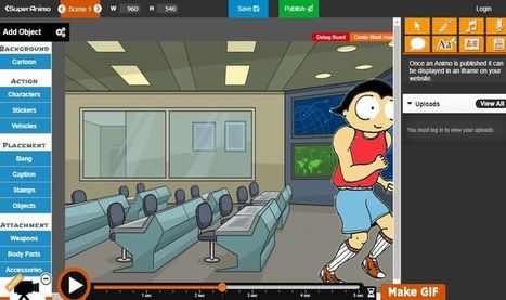 Crear vídeos Cartoon online y gratis con SuperAnimo | Las TIC en el aula de ELE | Scoop.it