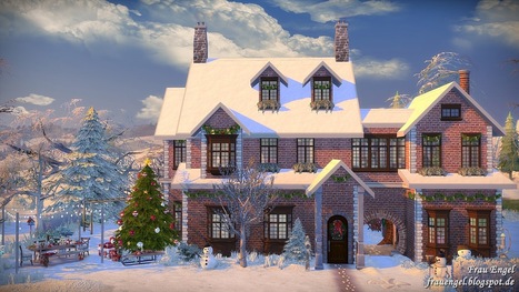 House "Winter Flowers" << Frau Engel | Les Sims | Scoop.it