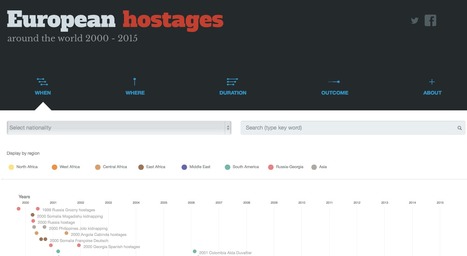 Otages européens dans le monde | Journalisme graphique | Scoop.it
