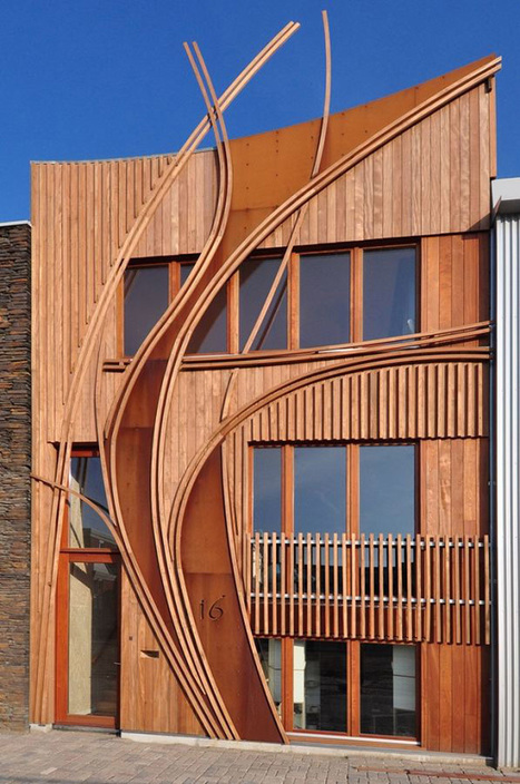 [inspiration] Maison à la façade atypique | Casatypik | Build Green, pour un habitat écologique | Scoop.it
