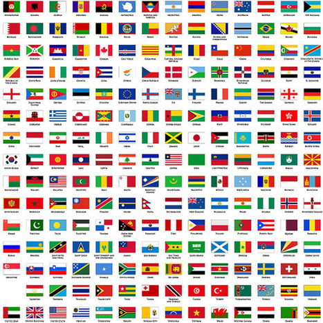 Colección de banderas de países en vector | El Mundo del Diseño Gráfico | Scoop.it