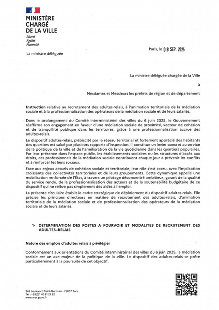 Adultes-relais - Une circulaire établit les orientations stratégiques pour le déploiement, la professionnalisation et le contrôle du dispositif | Veille juridique du CDG13 | Scoop.it