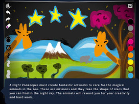 The Book Chook: Children's iPad App, Night Zookeeper Drawing Torch | Interactive and Online Games | Scoop.it