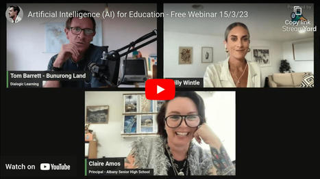 AI for Education Webinar Replay: Tom Barrett, Phillipa Wintle, Claire Amos (15/3/23) | AI in Education #AIinED | Scoop.it