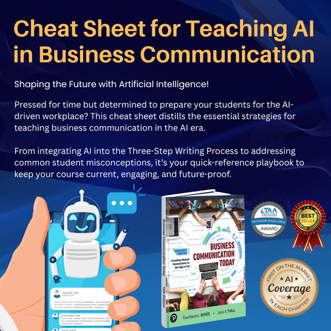 Cheat Sheet for Teaching AI in Business Communication | Teaching a Modern Business Communication Course | Scoop.it