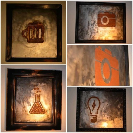 Metal Engraving Art / Tableau Gravure Sur Métal | 1001 Recycling Ideas ! | Scoop.it