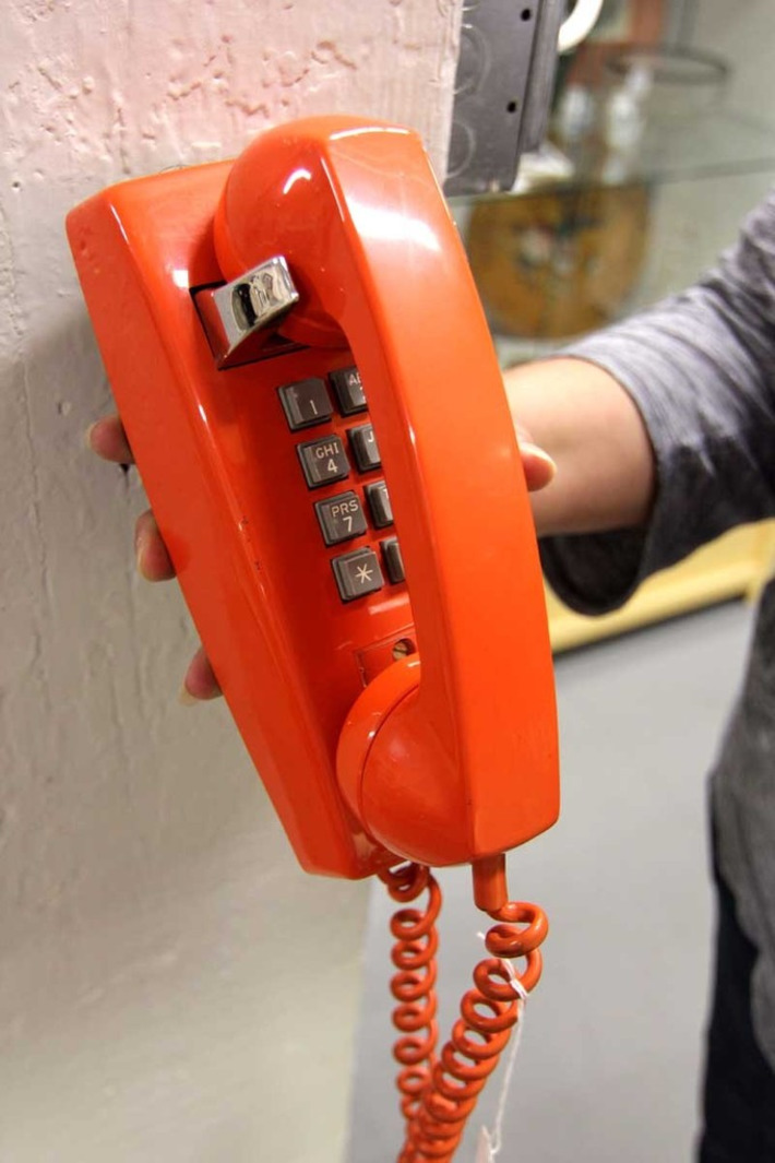 Cool retro mod Bell telephone in orange | Antiques & Vintage Collectibles | Scoop.it