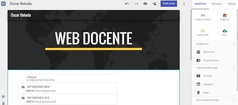 NUEVO GOOGLE SITES PARA EDUCACIÓN | TIC & Educación | Scoop.it