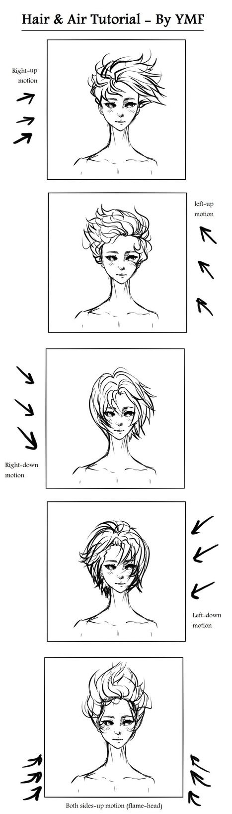 How Hair Moves with Air -Tutorial | Drawing and Painting Tutorials | Scoop.it