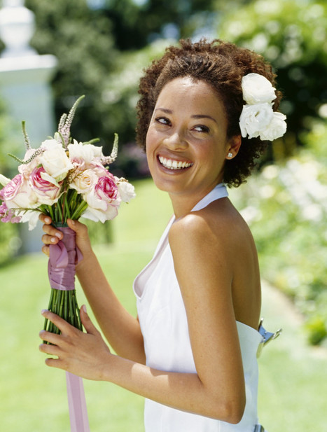 Wedding Hairstyles For Natural Hair | Black Hair Ideas | Scoop.it