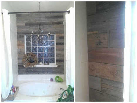 Reclaimed Fence & Pallet Wood Wall | 1001 Pallets ideas ! | Scoop.it
