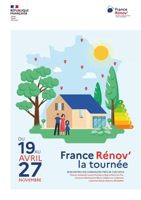 Le tour de France’Rénov pour sensibiliser les ménages à la rénovation | Habitat - Logement | Scoop.it