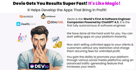 Devio The First AI Software Engineer Cognition  | Online Marketing Tools | Scoop.it