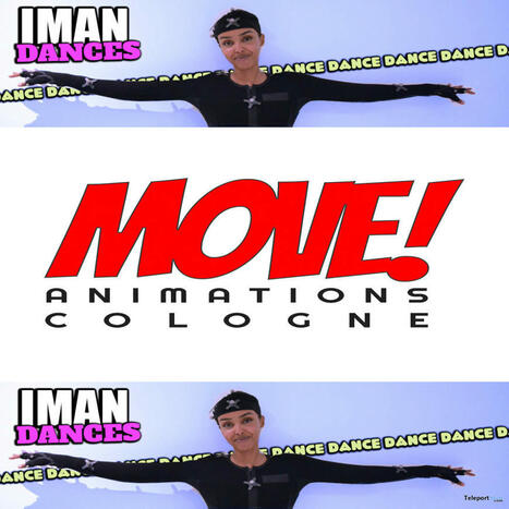 New Release: Iman Vol 1 Dance Pack by MOVE! Animations Cologne | Teleport Hub - Second Life New Releases | Second Life Freebies | Scoop.it