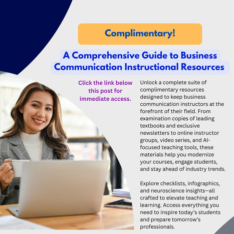 Instructional Resources for Business Communication Instructors | Exclusive Teaching Resources for Business Communication Instructors | Scoop.it