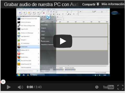 Grabar audio del ordenador con Audacity. | TIC & Educación | Scoop.it