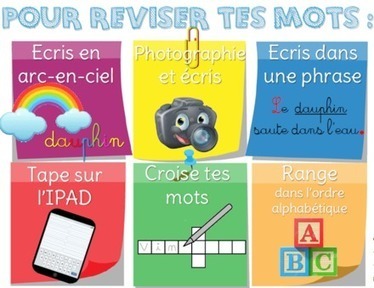 Apprendre ses mots de dictée | Primary French Immersion Education | Scoop.it