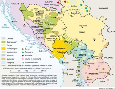 Carte Redistribution Ethnique Dans Lex Yougo