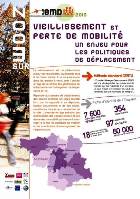 Publication AURG Grenoble - Vieillissement et perte de mobilité, un enjeu pour les politiques de déplacement | Veille territoriale AURH | Scoop.it