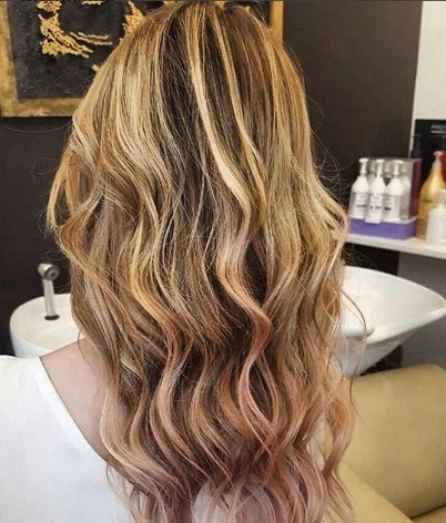 25 Rose Gold Hair Highlights Ideas From Instagr