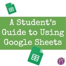 A Student’s Guide to Using Google Sheets - Alice Keeler @alicekeeler | iPads, MakerEd and More  in Education | Scoop.it