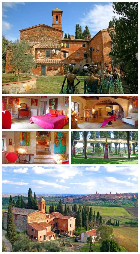 An Artist’s Residence In The Heart Of Tuscany | Vacanza In Italia - Vakantie In Italie - Holiday In Italy | Scoop.it