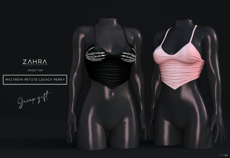 Maisy Top Fatpack October 2021 Group Gift by ZAHRA | Teleport Hub - Second Life Freebies | Second Life Freebies | Scoop.it