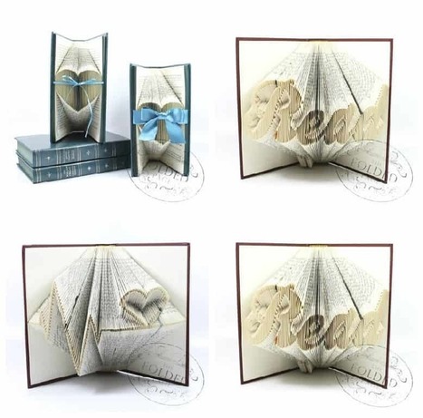 Folded Book Art | 1001 Recycling Ideas ! | Scoop.it