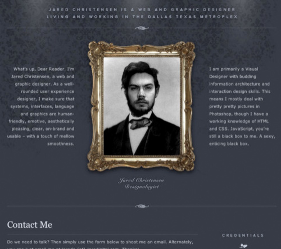 30 Inspiring &ldquo;About Me&rdquo; Pages | WebsiteDesign | Scoop.it