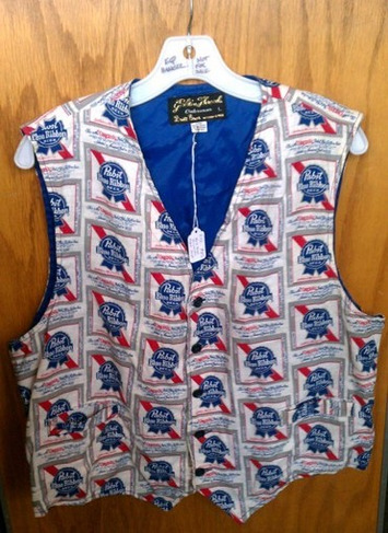 Vintage Pabst Blue Ribbon Beer Vest | Inherited Values | You Call It Obsession & Obscure; I Call It Research & Important | Scoop.it